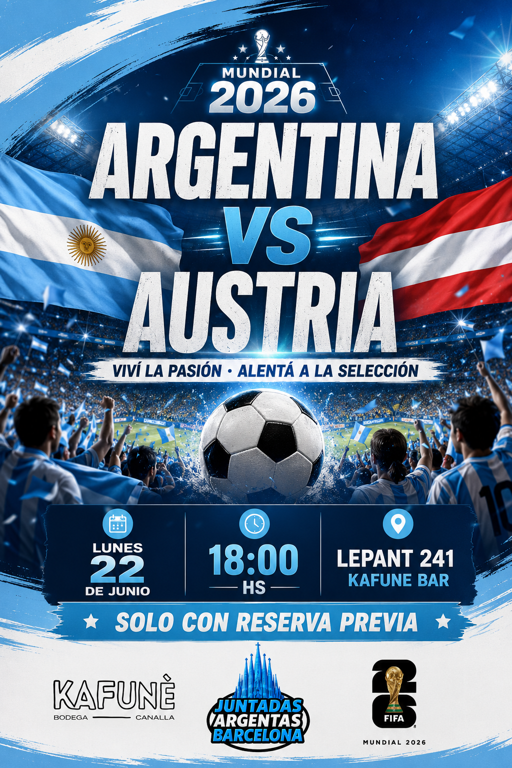 Evento Partidos Mundial 2026